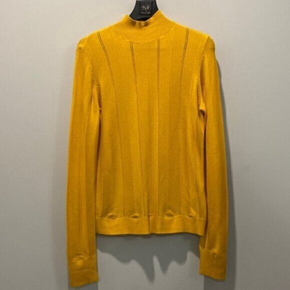 Noisy May Mustard Yellow Long Sleeve Sweater - Picture 2 of 13